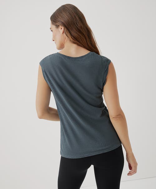 Pact Organic Featherweight Slub Muscle Tee In Ore
