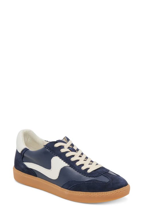 Shop Dolce Vita Notice Sneaker In Navy Leather