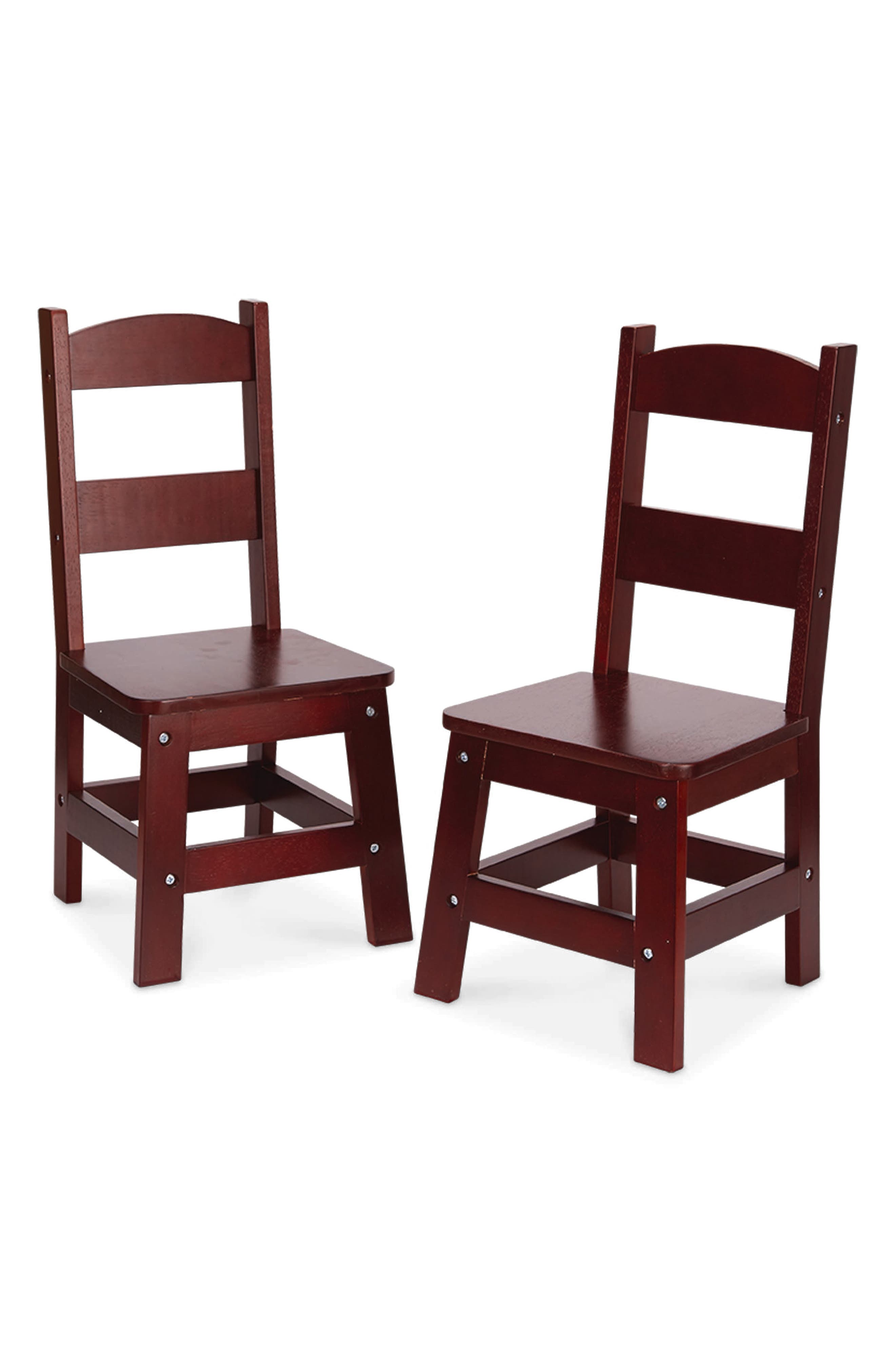 UPC 000772302210 product image for Melissa & Doug Set Of 2 Wooden Chairs, Size One Size - None | upcitemdb.com