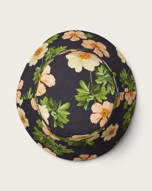 Hemlock Bali Wide Brim Bucket Hat In Floral