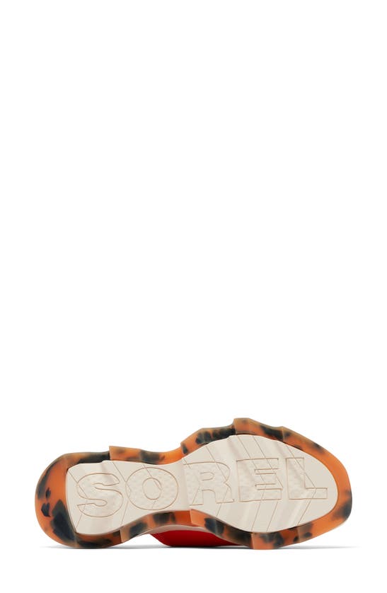 Shop Sorel Kinetic Impact Slide Sandal In Optimized Orange/ Honey White