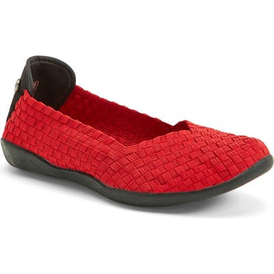 Bernie Mev. Catwalk Flat, Red