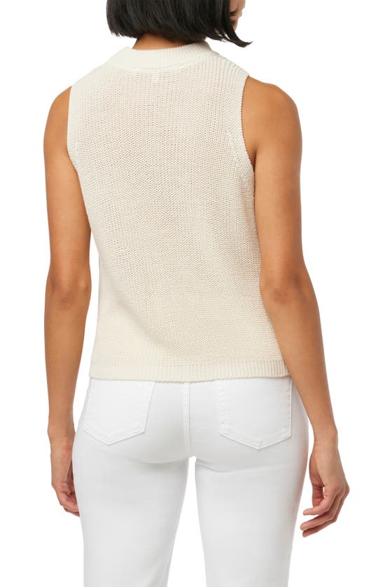 Shop Joe's Cotton Sweater Tank Top In Ivory