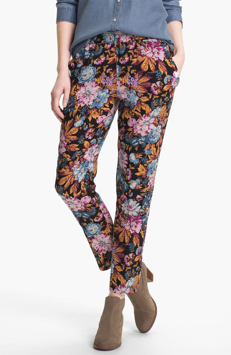 Lily White Print Tapered Pants (Juniors) | Nordstrom