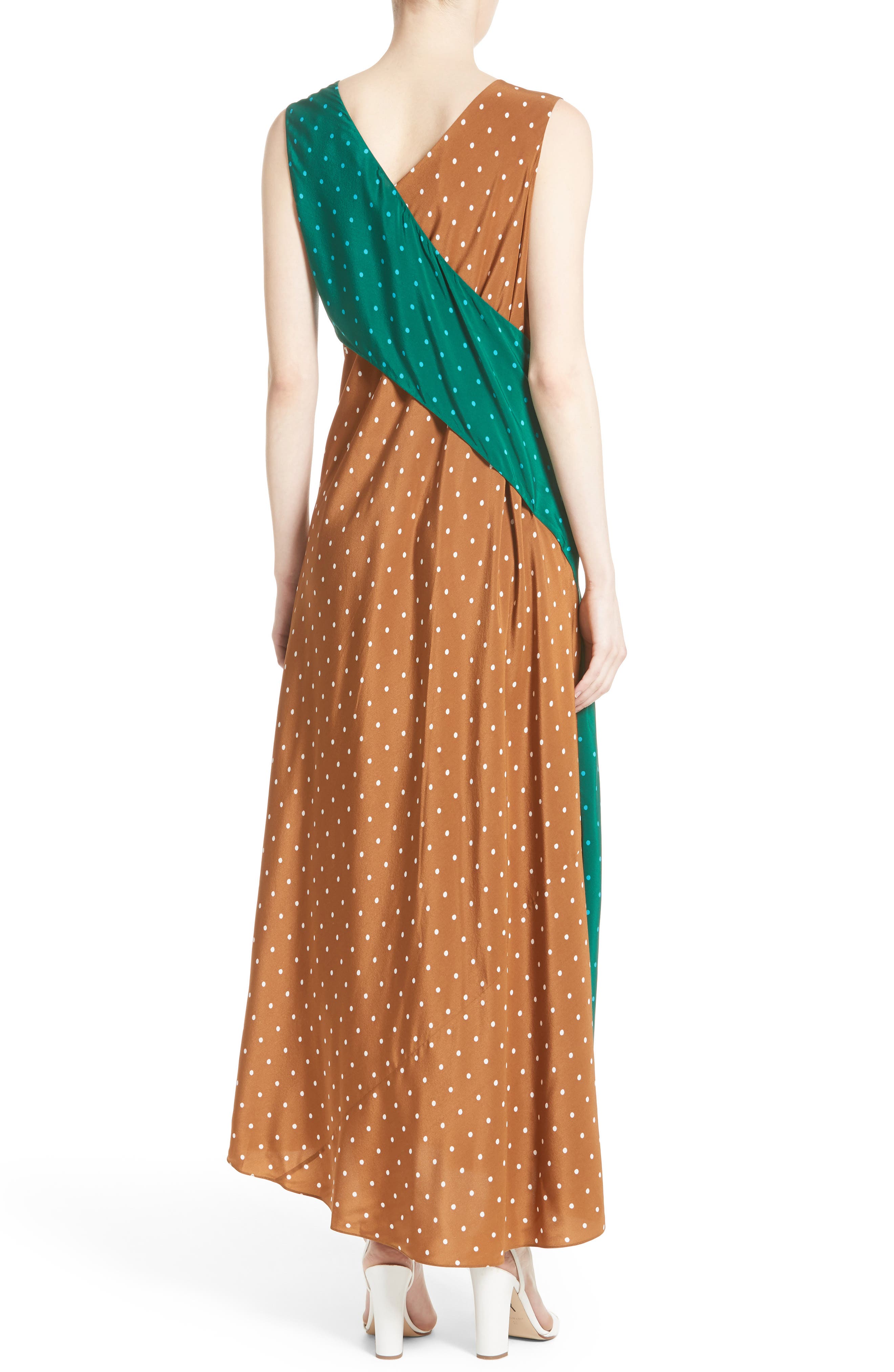 diane von furstenberg color block dress