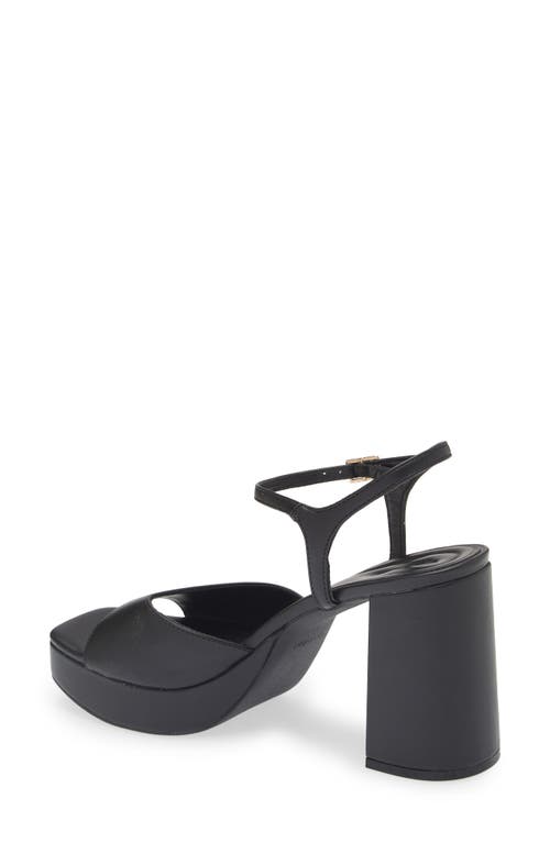 Open Edit Whitney Block Heel Sandal In Black