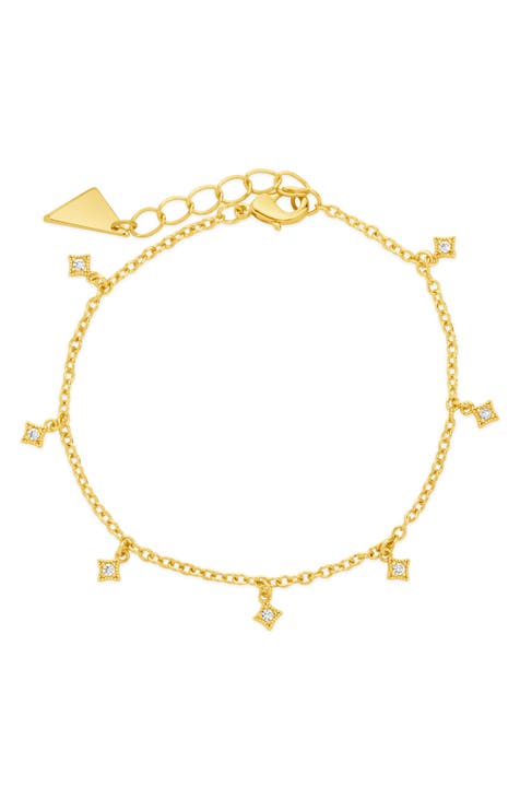 Gael CZ Charm Bracelet