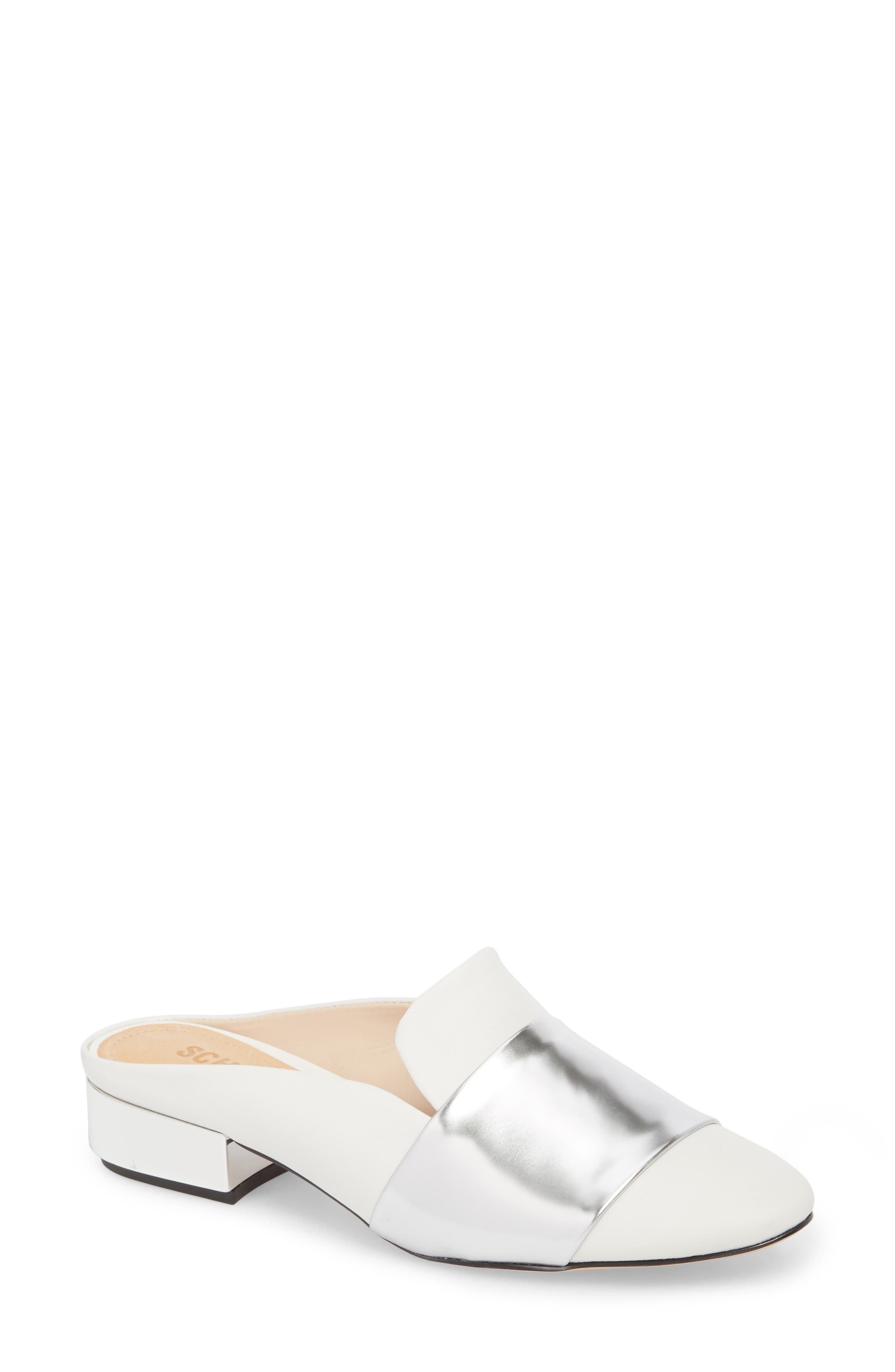 Schutz Eunice Mule- White