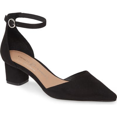 Chinese Laundry Harmony Ankle Strap Pump- Black