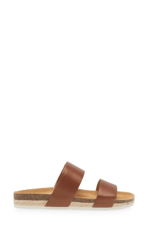 Shop Frankie4 Maria Iii Slide Sandal In Cognac