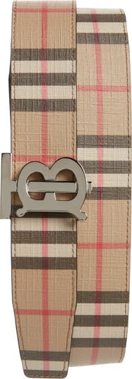 Burberry Vintage Check Reversible monogram-buckle Belt - Farfetch