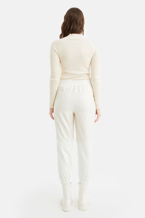 Nocturne High-waisted Jogging Pants In Ivory