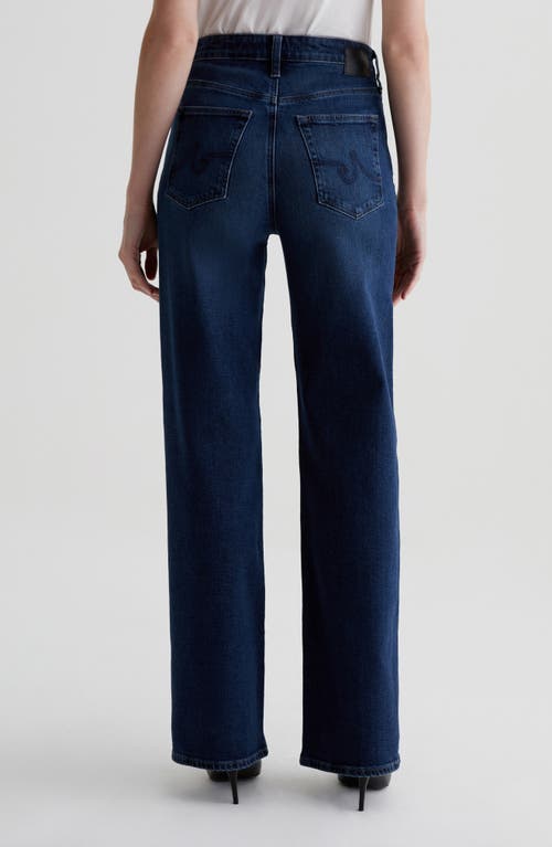 Shop Ag Kora High Waist Wide Leg Jeans In Midnight Sun