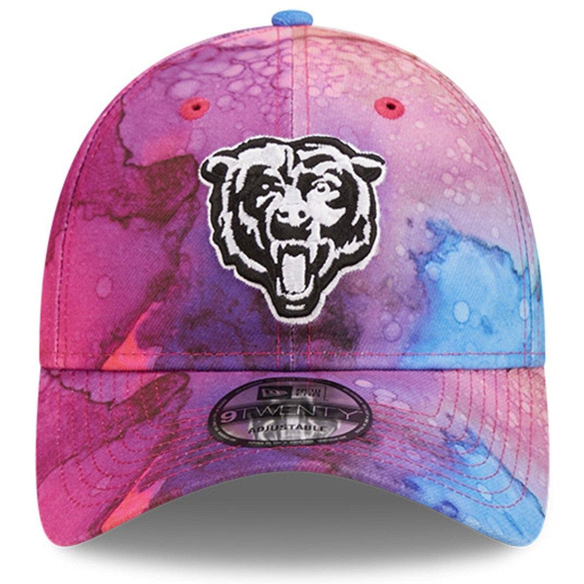 Chicago Bears New Era 2022 NFL Crucial Catch 39THIRTY Flex Hat - Pink/Black