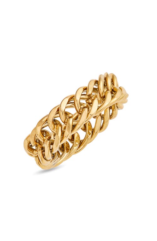 Cody Chain Link Ring in Gold
