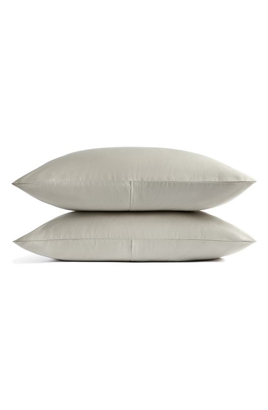 Shop Parachute Set Of 2 Sateen Pillowcases In Willow