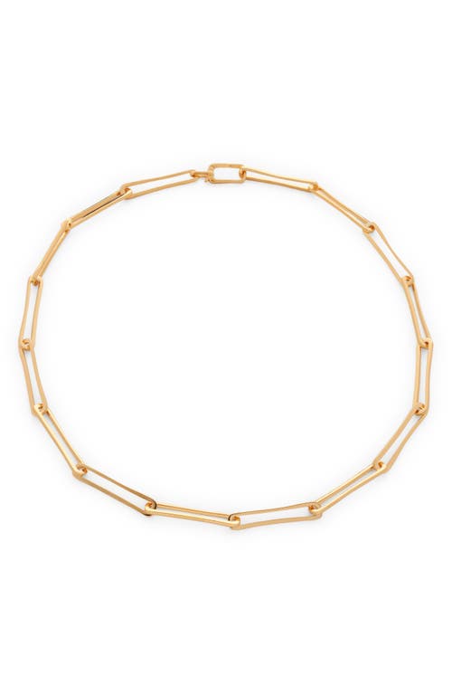 Monica Vinader Alta Long Link Necklace in Gold at Nordstrom