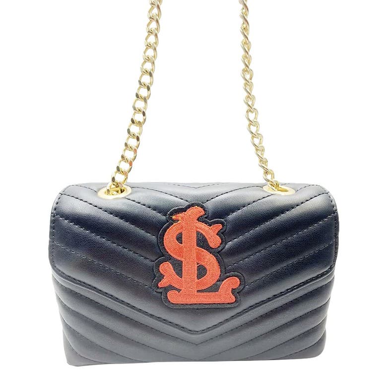 Shop Cuce St. Louis Cardinals Quilted Crossbody Purse In Black