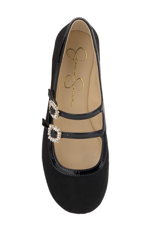 Shop Jessica Simpson Allista Mary Jane Flat In Black