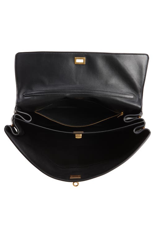 Balenciaga Shoulder Bag Structured Gold-tone Hardware In 1000 Black