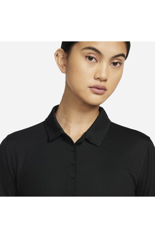 Shop Nike Victory Dri-fit Polo In Black/white