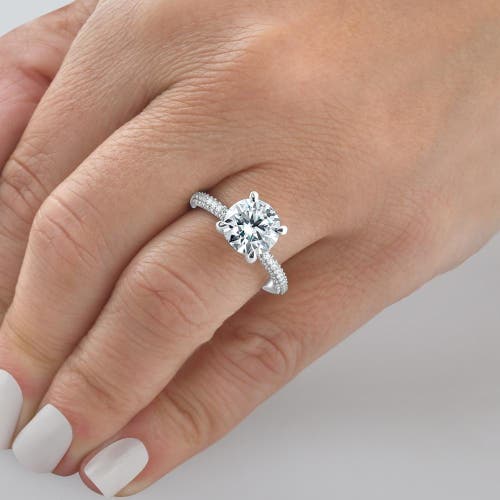 Shop Bliss Diamond Certified 5.16ct Diamond Engagement Ring 14k White Gold Lab Grown