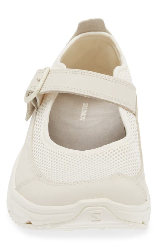 Salomon Marie-jeanne Nubuck-trimmed Mesh Sneakers In Vanilla/vanilla/vanilla