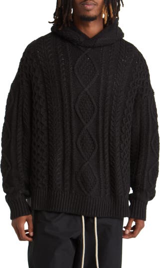 Fear of God Essentials Cable Knit Hoodie | Nordstrom