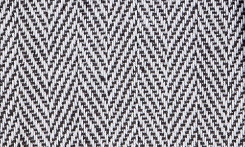 Parkland Collection Isla Herringbone Fringe Trim Throw Blanket In Gray