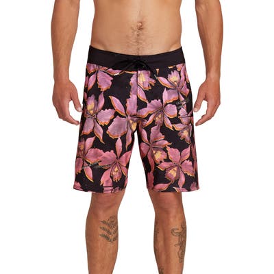 Volcom Fauna Mod Board Shorts, Pink