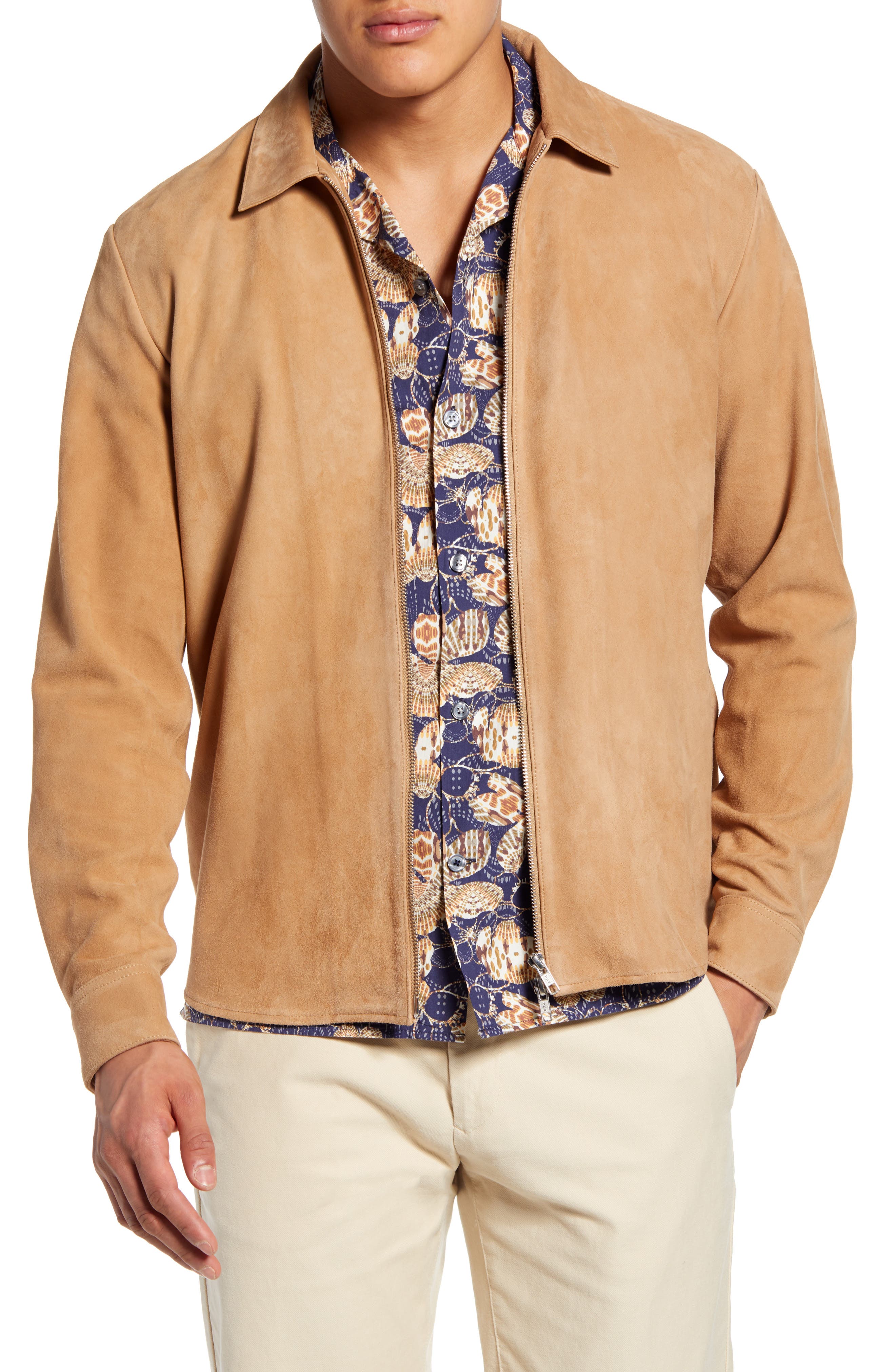 zippered shirt jacket