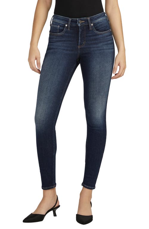 Silver Jeans Co. Infinite Fit Mid Rise Skinny Indigo at Nordstrom,
