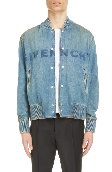 Embroidered Wool Varsity Jacket in Purple - Givenchy