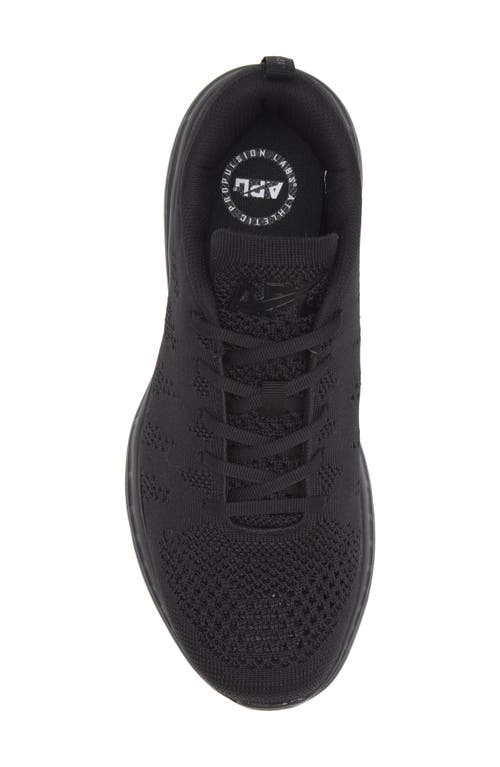 Shop Apl Athletic Propulsion Labs Apl Techloom Pro Knit Running Shoe In Black