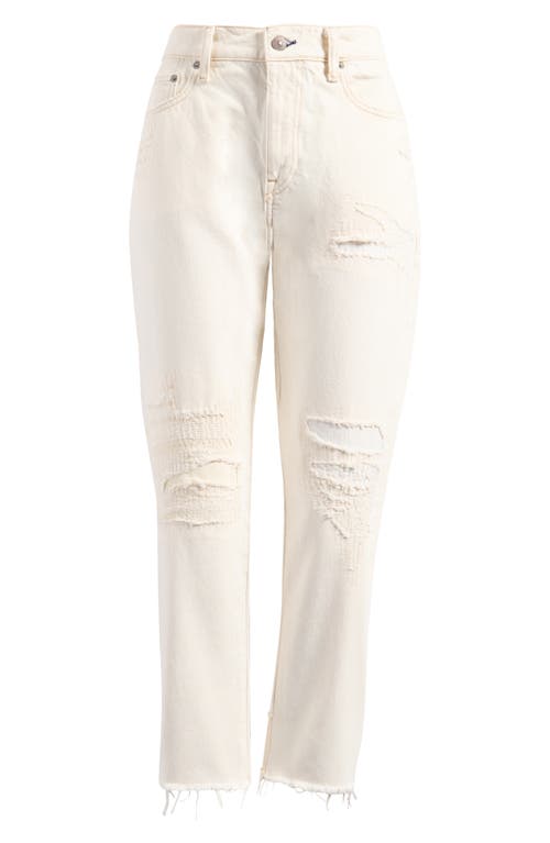 Shop Polo Ralph Lauren Ripped & Repaired Tapered Leg Jeans In Sapri Wash