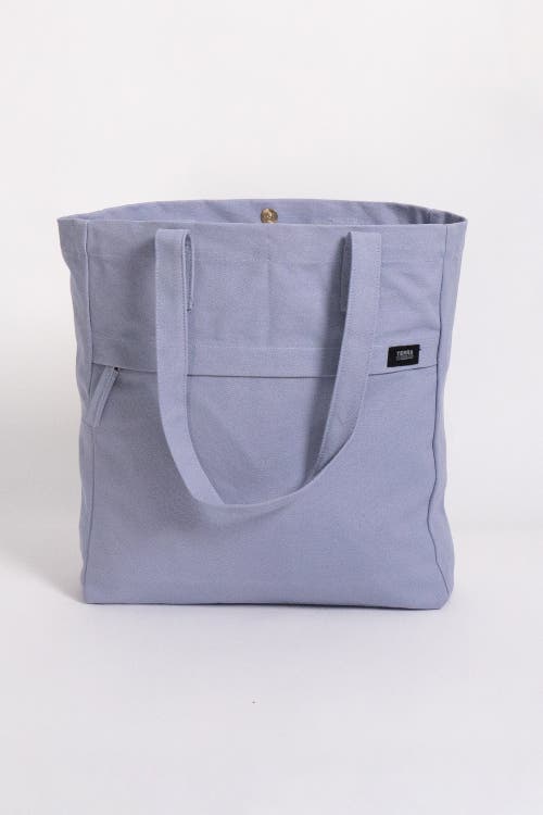 Shop Terra Thread Organic Cotton Canvas Work Tote Bag In Lavender