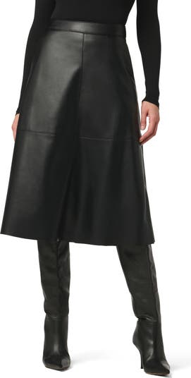 Joe's The Lori Faux Leather Midi Skirt