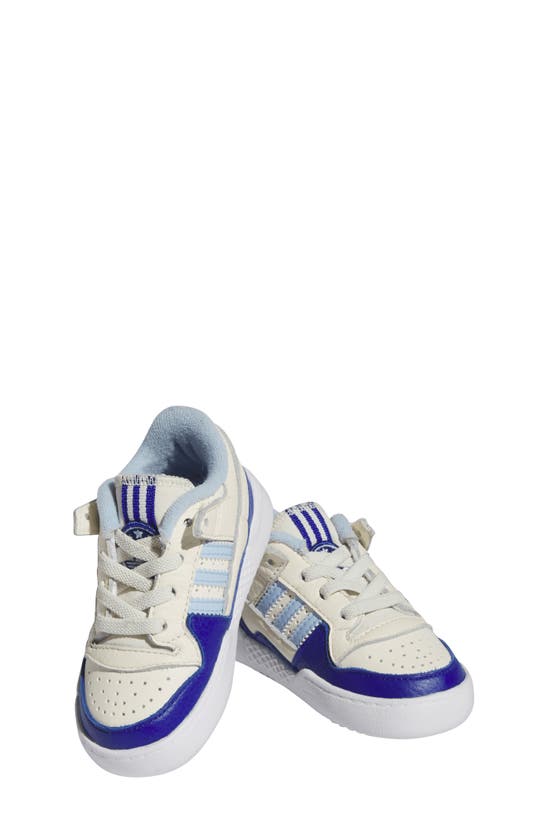 Shop Adidas Originals Kids' Forum Low Basketball Sneaker In Cream White