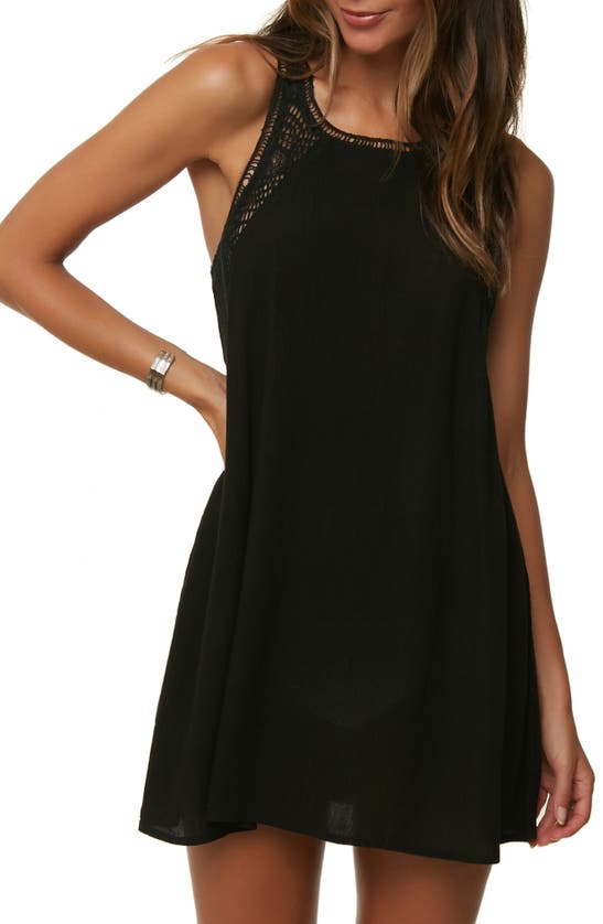 O'neill Addison Cover-up Dress In Black