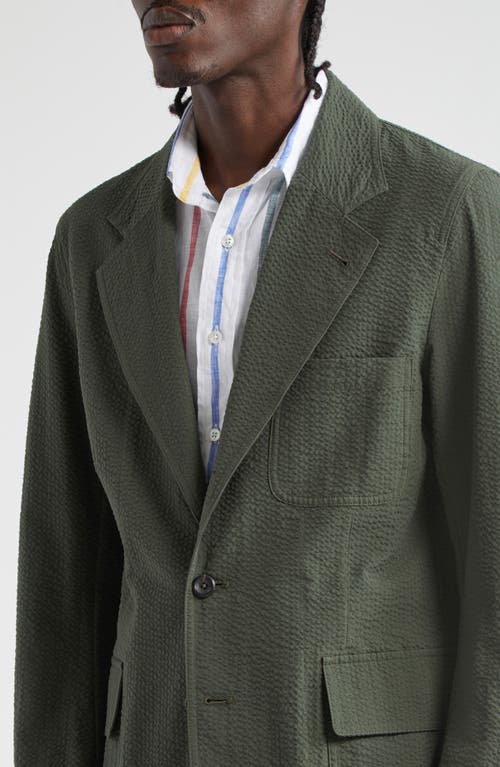 Shop Drake's Mk. Iv Check Cotton Madras Sport Coat In Green