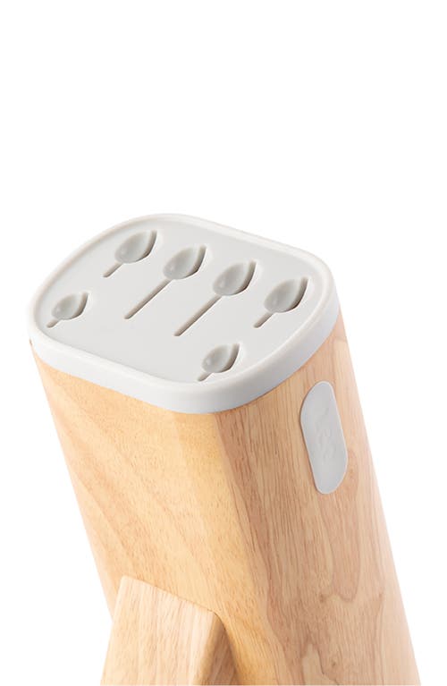 Berghoff Leo Spirit 7-piece Knife Block Set In White/beige