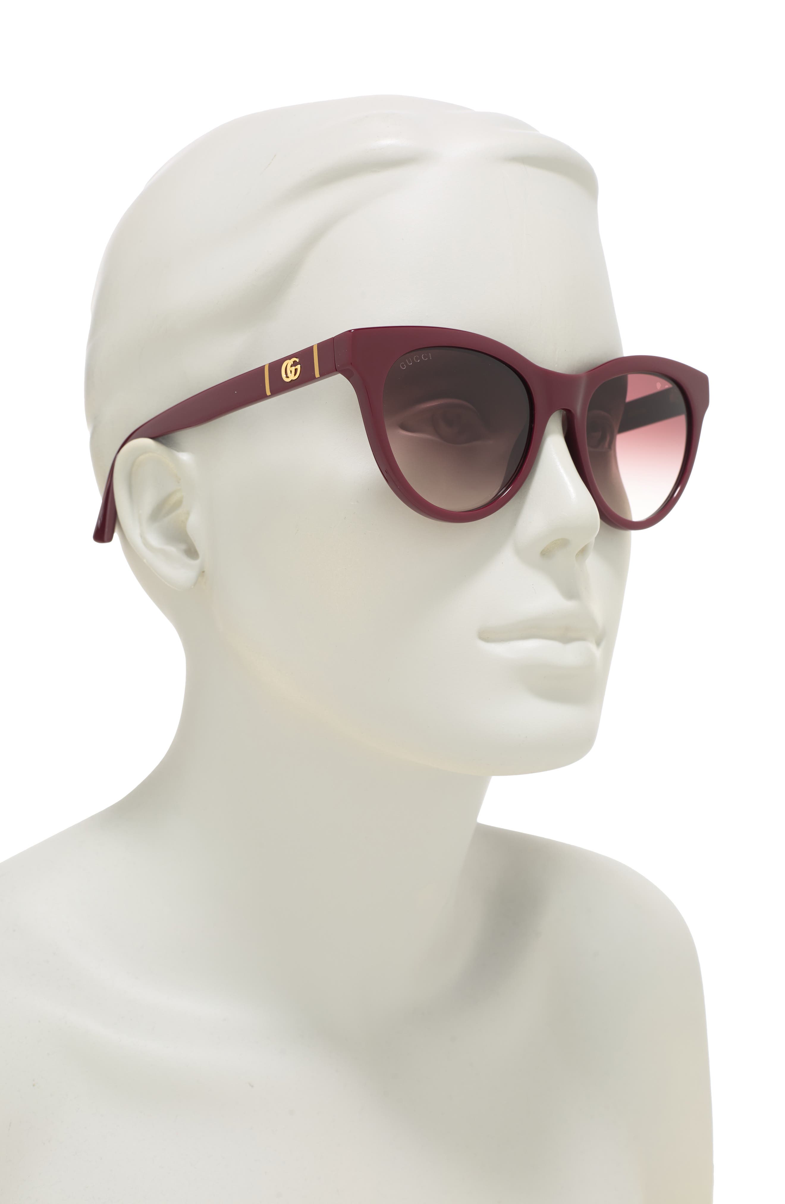 gucci 53mm cat eye sunglasses