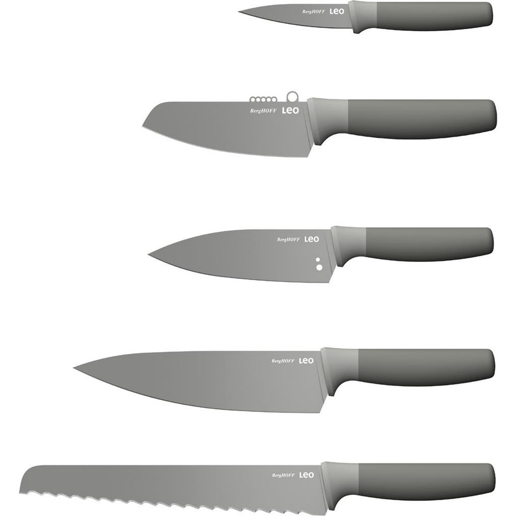 Berghoff Leo Balance 6-piece Knife Block In Green