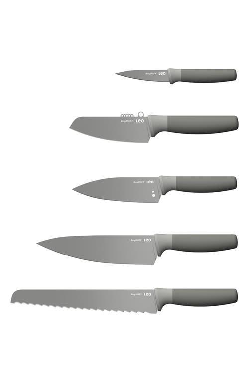 Berghoff Leo Balance 6-piece Knife Block In Green