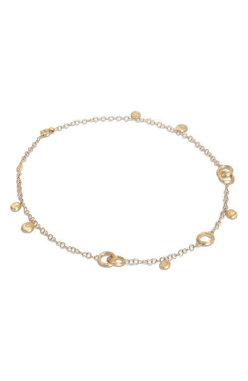 Marco Bicego Jaipur Link Station Necklace in Yellow at Nordstrom, Size 18