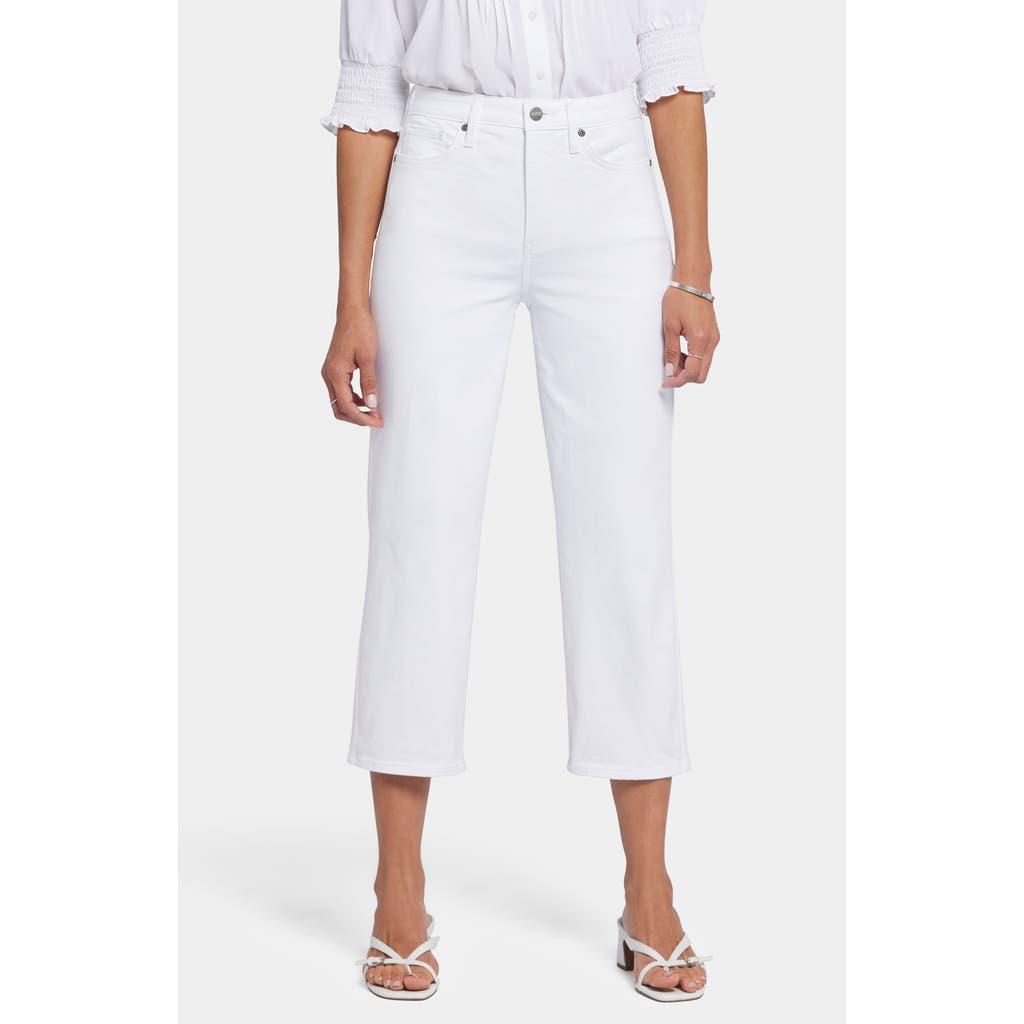 Nydj Petites Marilyn High Rise Ankle Jeans In Optic White In Optic White