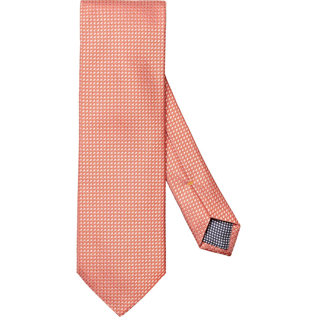 Eton Semisolid Silk Tie In Pink