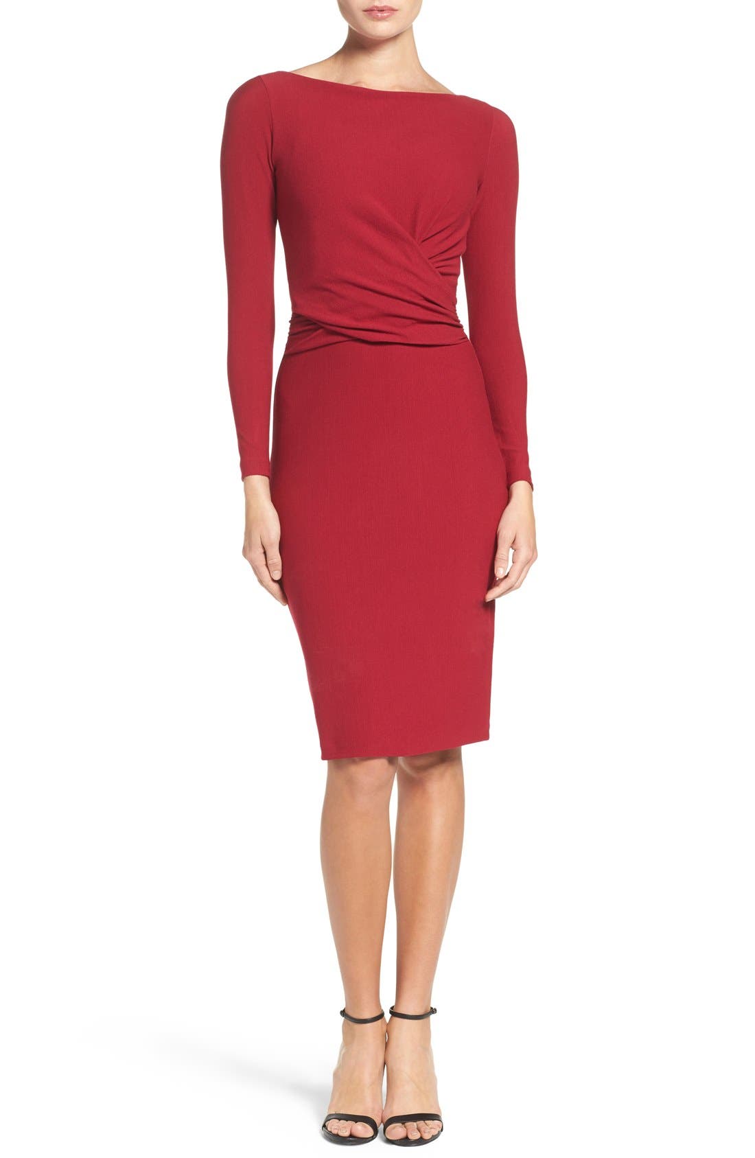 Chiara Boni La Petite Robe Camelia Crepe Sheath Dress Nordstrom
