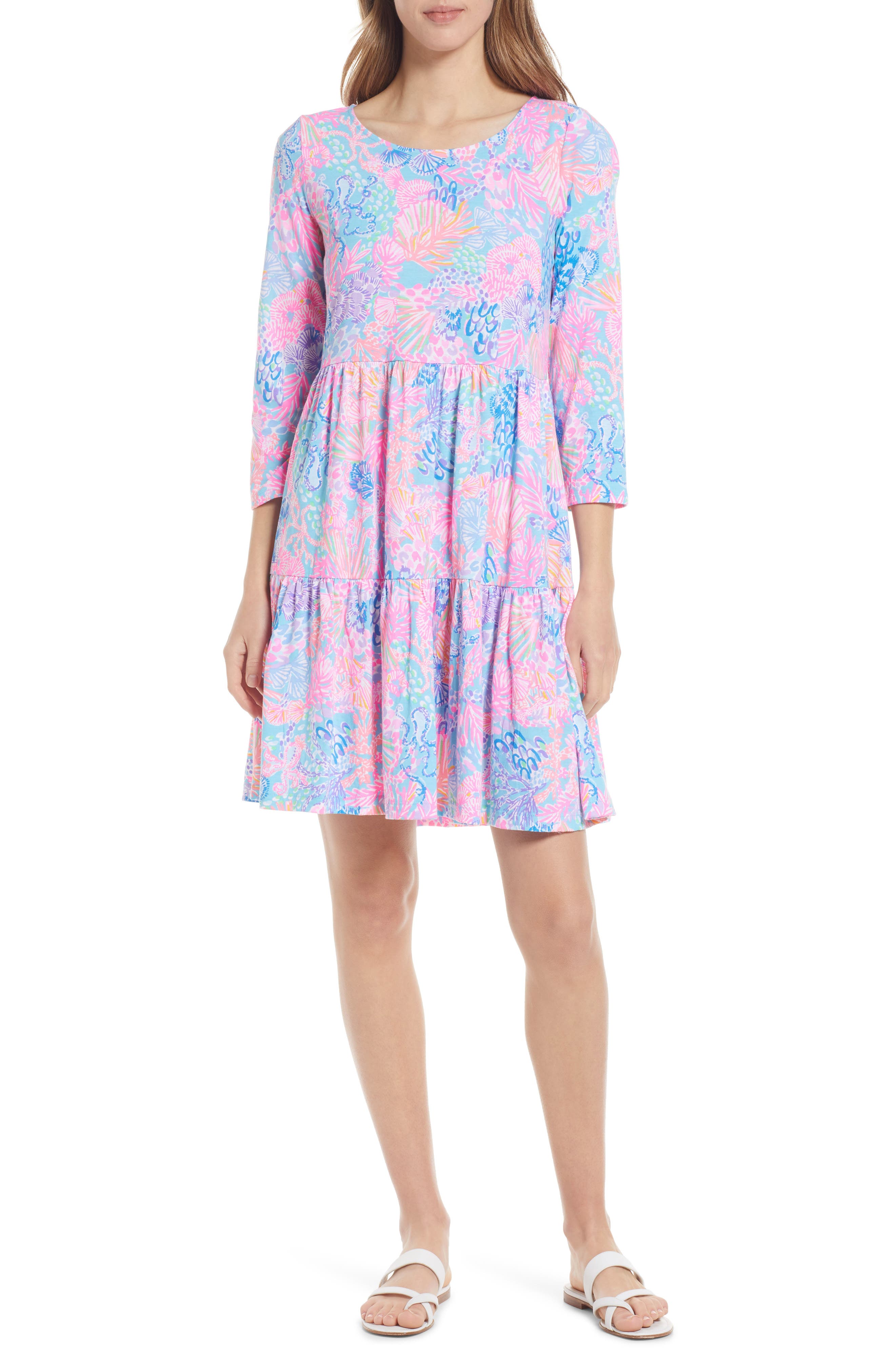 Women's Geanna Cotton Knit Swing Dress 