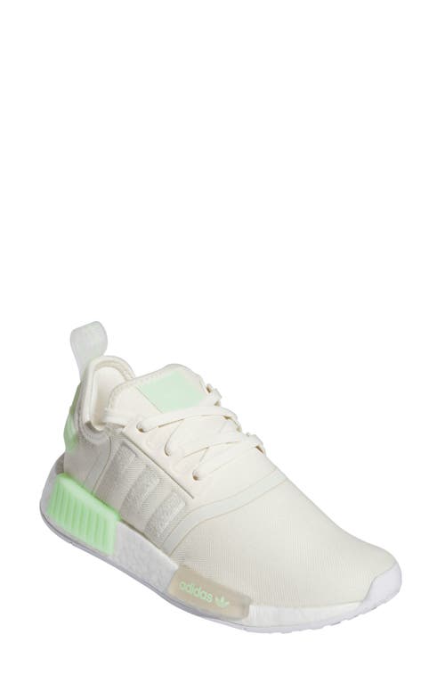 Shop Adidas Originals Adidas Nmd R1 Sneaker In Cream/cream/semi Green